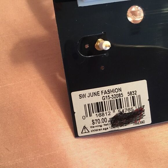 NWT Sterling Silver Gold Plated Hoop Earrings - Picture 5 of 5